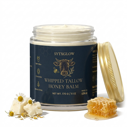 SYTXGLOW Manuka Honey Chamomile Tallow Body Balm