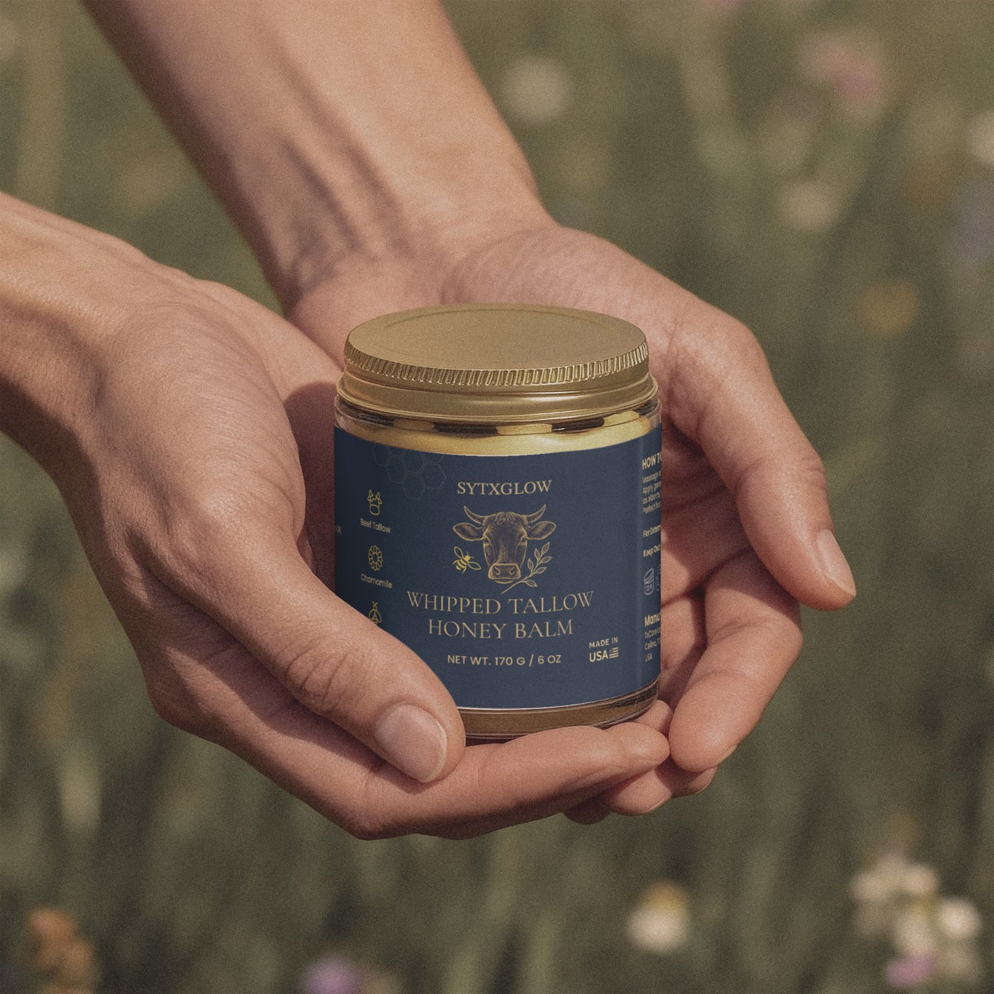 SYTXGLOW Manuka Honey Chamomile Tallow Body Balm