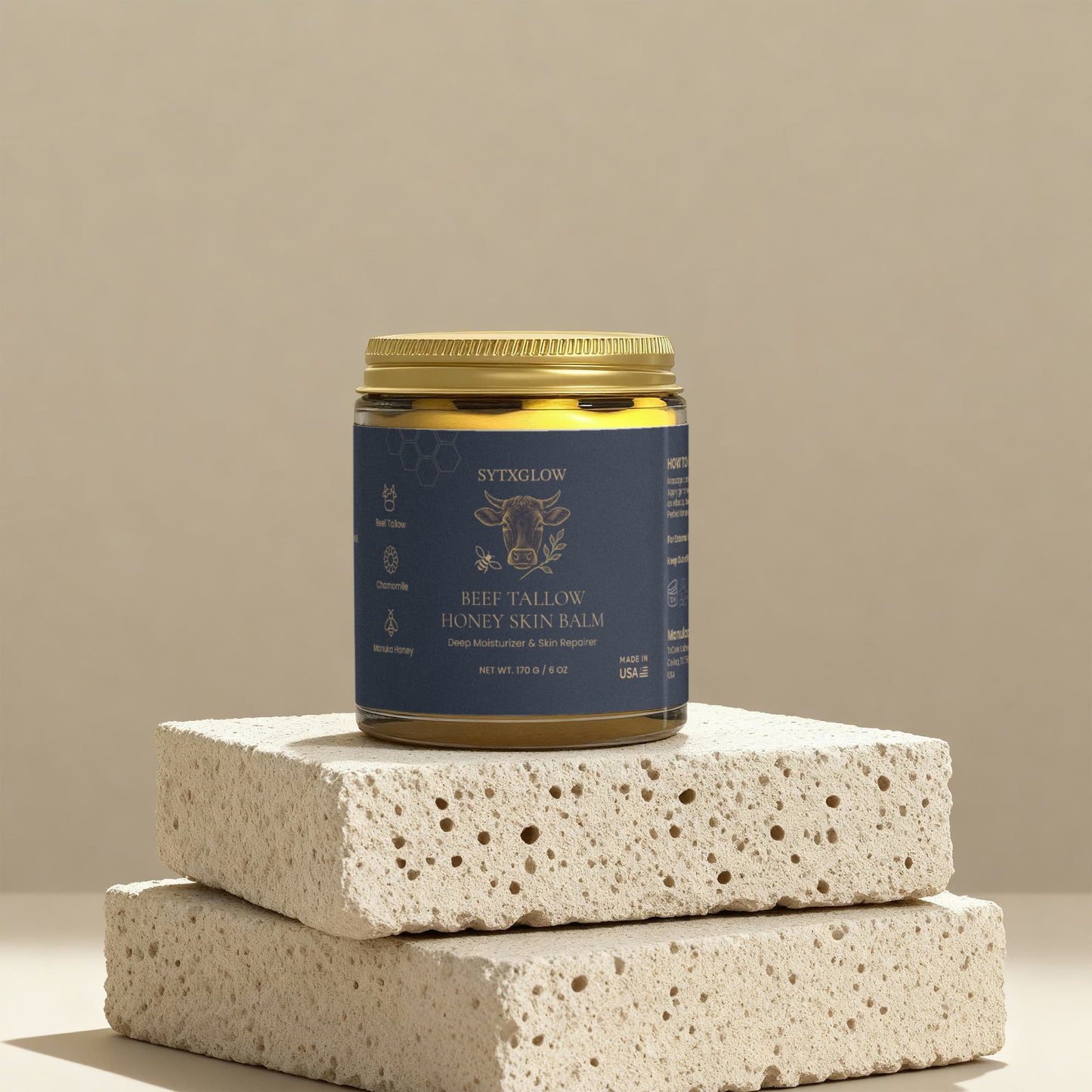 Manuka Honey Chamomile Tallow Body Balm