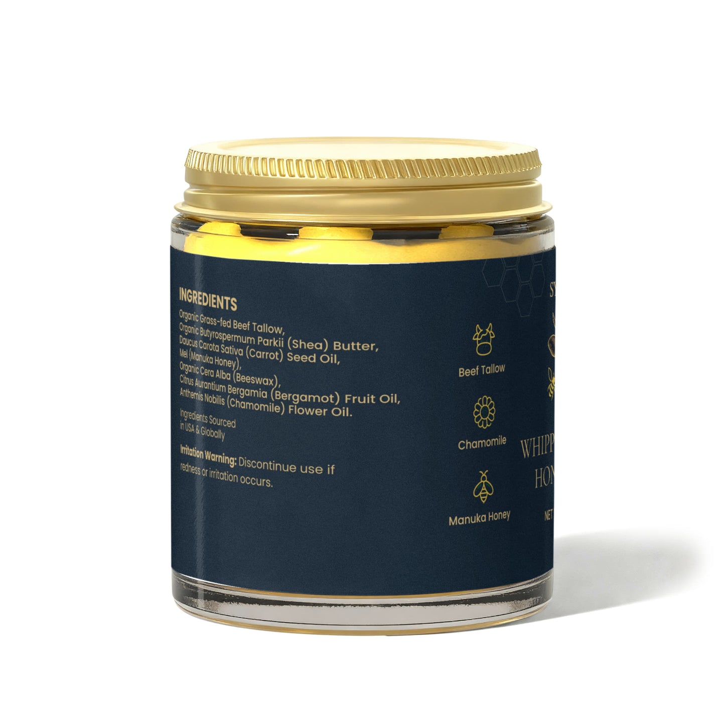 SYTXGLOW Manuka Honey Chamomile Tallow Body Balm